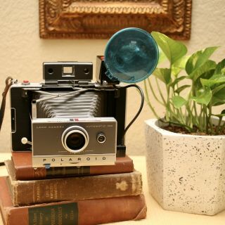 Vintage Polaroid Land Camera Automatic 100 With Flash