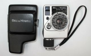 Vintage Bell & Howell Dial 35 Half Frame Camera & Case.  Read For.