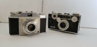 Vintage Argus Coated Cintar 50 Film Camera 1950s Ansco Memar Pronto 35mm