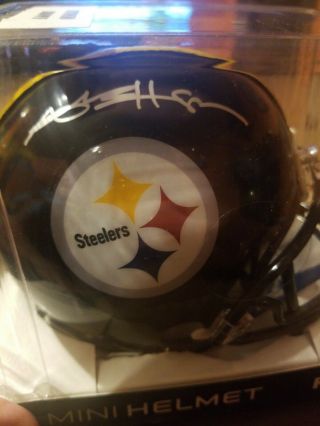 Antonio Brown Signed Pittsburgh Steelers Mini Helmet Autographed Auto W/