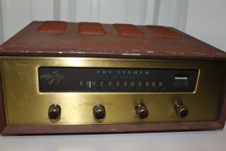 Vintage Audio The Fisher Receiver Am/fm Fm50 W/ Power Supply Tube Type - Powers