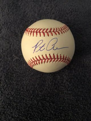Pete Alonso Signed Autographed Oml Baseball Mets 2019 Nl Rookie Of The Year