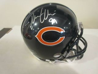 Riddell Tommie Harris Chicago Bears Signed/auto Mini Helmet