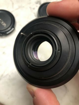Meyer - Optik Gorlitz Domiplan 50mm f/2.  8 Lens,  M42 screw mount Lens caps 2