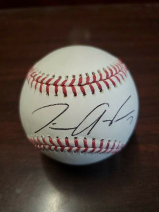 Tim Anderson Chicago White Sox Autographed Baseball.  Rawlings