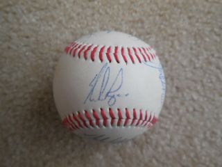 Nolan Ryan Autographed Multi - Signed Baseball W/yogi Berra,  Etc W/coa