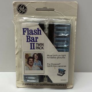 Ge Flash Bar Ii Twin Pack For Polaroid Sx - 70 Camera