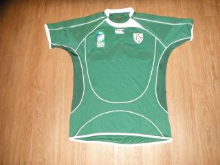 Vintage Irb Rugby Shirt Ireland World Cup 2007 Canterbury Men 