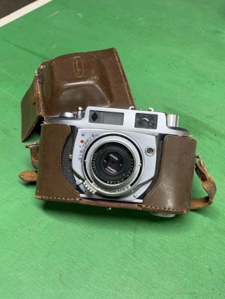 Vintage Minolta A 2 Camera 35 Mm With Leather Case (not) Repa