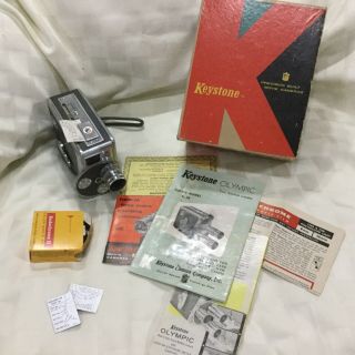 Keystone K38 Olympic 8mm Movie Film Camera With Film,  L2