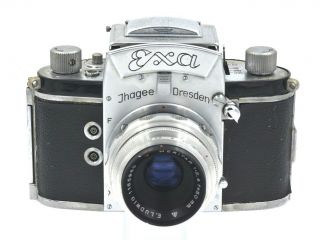Exakta Exa (type 4) Camera,  C - 1956 With Ludwig Meritar 2.  9 F=50mm Lens