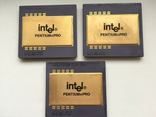 Intel Pentium Pro 200mhz Sl254,  Kb80521ex200,  Vintage Cpu,  Top Cond