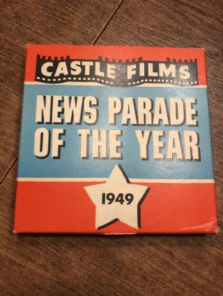 1949 News Parade Of The Year 16mm Castle Films China Chinese Revolution Silent