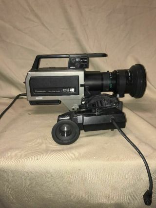 Vintage Panasonic Color Video Camera Wv - 3240