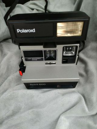 & Polaroid Lms Spirit 600 Instant Film Camera
