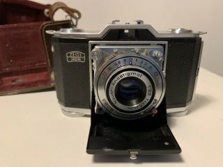 Zeiss Ikon Ikonta Vintage Folding Camera With Novar Anastigmat