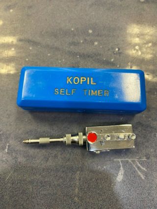 Vintage Kopil Mechanical Self - Timer For Cameras - Shutter Release