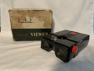 Stereo Realist Red Button Slide Viewer,  Model St 61 Bakelite Art Deco