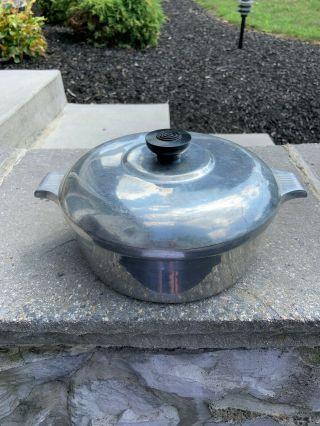 Vintage Aluminum Magnalite 3 ½ Quart (3 Liters) Pot And Lid