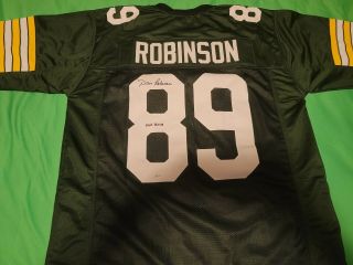 Dave Robinson Green Bay Packers Autographed Signed Jersey Nfl Hof Lombardi - Era
