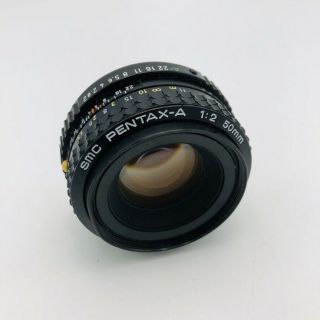 Vintage Smc Pentax - A 1:2 50mm F/2 35mm Film Camera Lens
