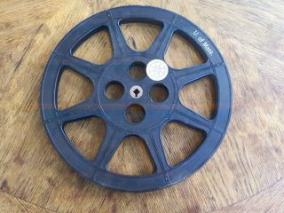 16 Mm 12 1/4 " Diameter Plastic Motion Picture Film Take Up Reel 2 Day Ship