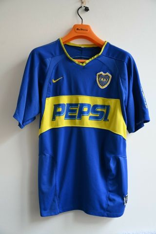 Vintage Boca Juniors Football Shirt Medium Maradona 2003