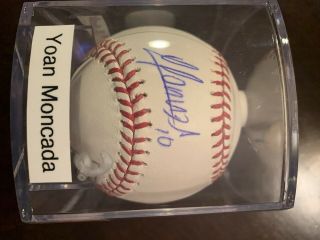 Yoan Moncada Chicago White Sox Autographed Official Baseball