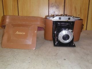 Vintage Ansco Speedex Special " R " Folding Camera Estate Find