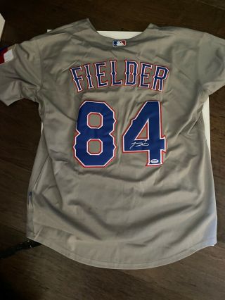 Prince Fielder Autographed Signed Texas Rangers Jersey