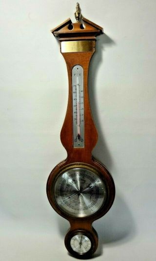 Vintage Howard Miller Barometer Weather Station Badge 612 - 712