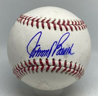 Johnny Bench Single Signed Baseball Autographed Tristar Hologram Reds Hof Auto