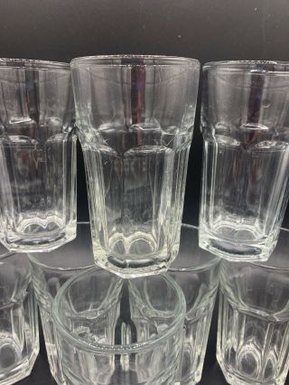 Vintage Libbey Duratuff Juice Glasses Set Of (6) 6oz.  Heavy Duty Made In The USA 2