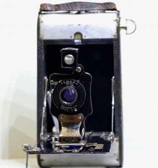 Rare Antique Conley Junior Folding Camera,  With Victo Wollensak Lens.  Parts Only