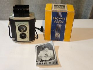 Vintage Brownie Reflex Synchro Model Camera - Eastman Kodak Co 127