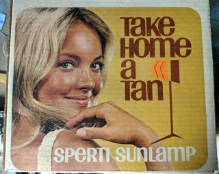 Vintage Sperti Sun Valley Sunlamp Sun Lamp P109 W/original Box