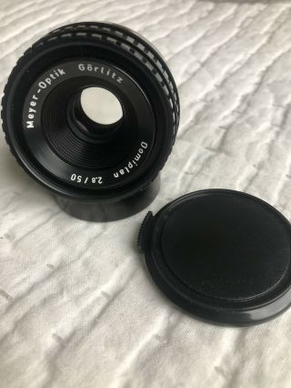 Meyer - Optik Gorlitz Domiplan 50mm F/2.  8 Lens,  M42 Screw Mount