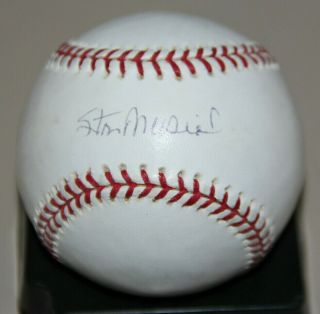 Stan Musial Signed Autographed Auto Roml Baseball Bas T16051 Cardinals Hof
