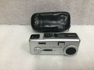 Vintage Minolta - 16 Mg - S Sub - Miniature Camera With Case (22 - 1)