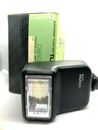 Contax Tla20 Flash,  Diffuser,  Case,  Papers -
