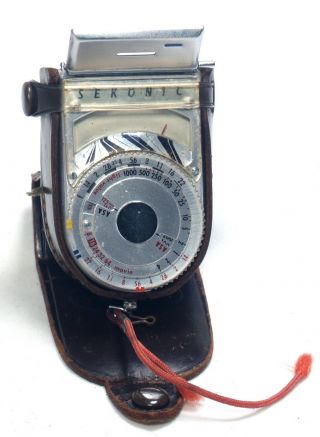 SEKONIC L - 8 Exposure Meter Photo Photography Vintage Lightmeter,  Case 2
