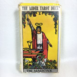 1971 The Rider Tarot Deck Complete W/ Instruction Booklet,  Box Vintage