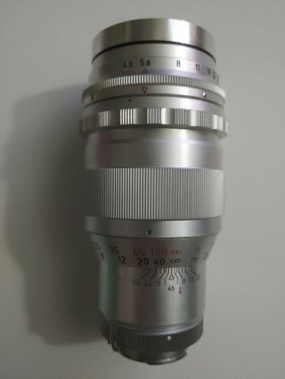Steinheil Munchen Tele - Quinar 200mm 1:4.  5 Lens Camera Lens
