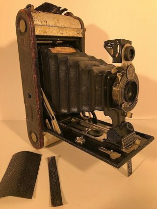 Vintage No.  1 - A Autographic Kodak Jr.  Folding Camera For Display