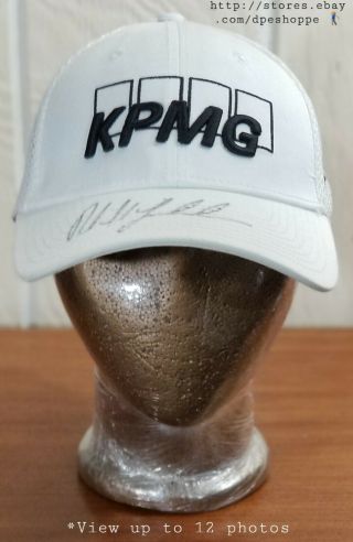 Pga Phil Mickelson Autographed Signed Kpmg Golf Hat Callaway Era Sz M/l