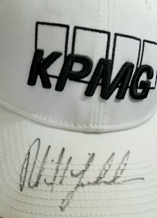 PGA Phil Mickelson Autographed Signed KPMG Golf Hat Callaway Era Sz M/L 2