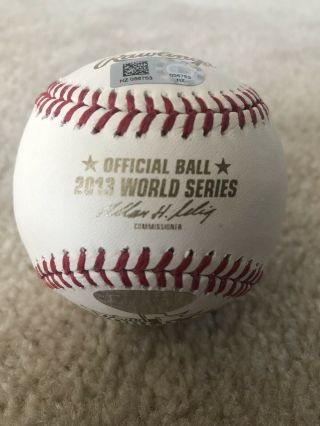 Koji Uehara Autograph Baseball 2013 World Series With STEINER 2