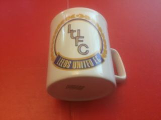 Vintage Leeds United Football Club Coffer Mug C1970s Lufc