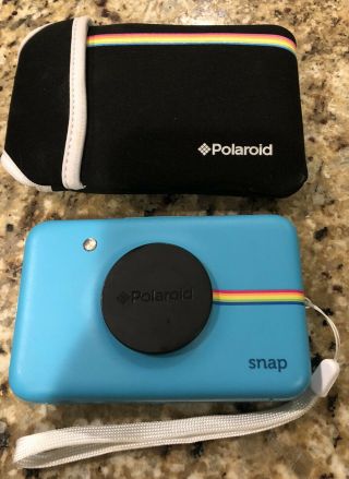 Polaroid Snap Touch Instant Print Digital Camera With Case And 50 Sheets Of Film