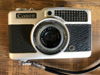 Canon Demi Half - Frame 35mm Camera W/28mm Lens Same Day Estate Find